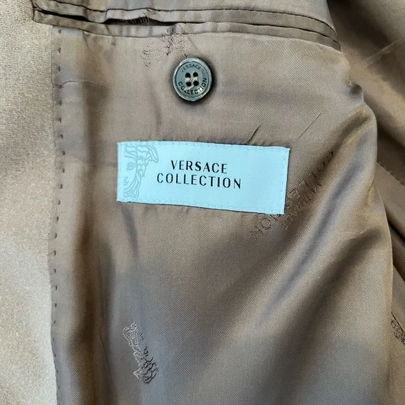 Versace khaki camel sport coat.